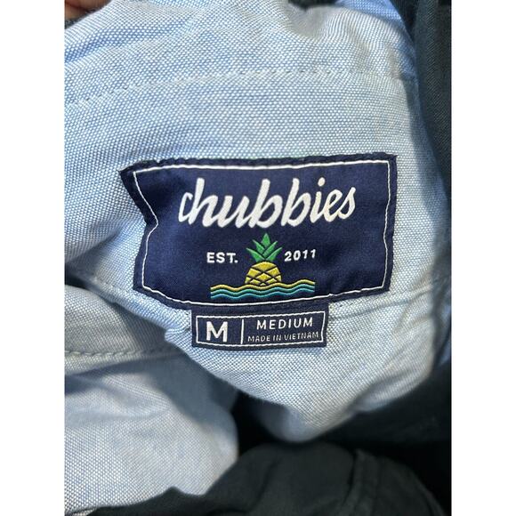 Chubbies 5.5" Shorts Mens Medium Navy Original Stretch Regular Fit Elastic Waist - Picture 3 of 5